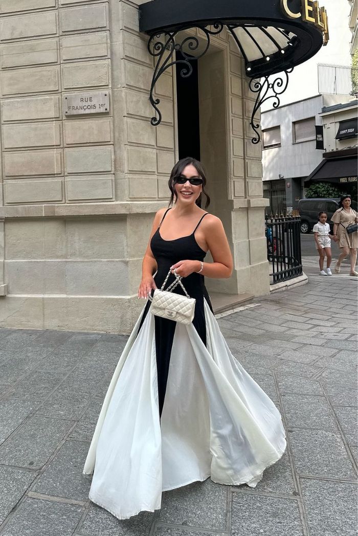 Eliana | Paneled Maxi Dress