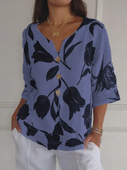 Gianna |  Petal-Detail Blouse