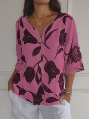 Gianna |  Petal-Detail Blouse