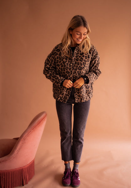 Luna | Trendy Jasje met Luipaardprint