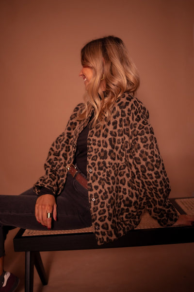 Luna | Trendy Jasje met Luipaardprint