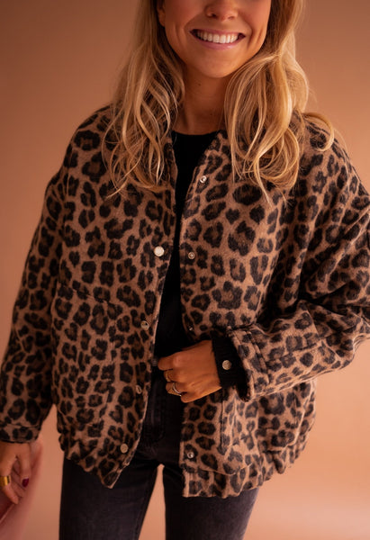 Luna | Trendy Jasje met Luipaardprint