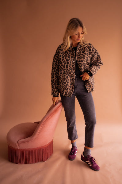 Luna | Trendy Jasje met Luipaardprint
